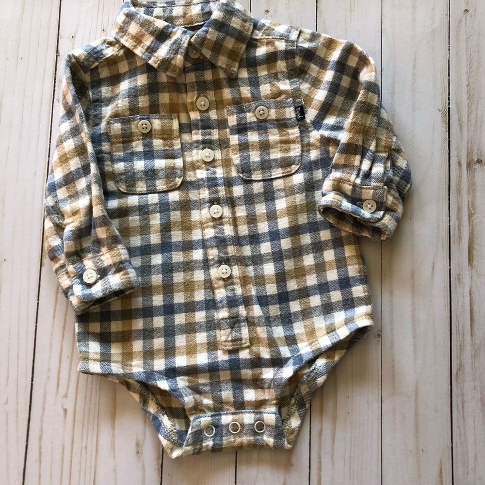 Size 12m Flannel onesie